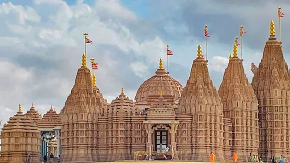 Holy water from Ganga and Yamuna, sandstone from Rajasthan for first Hindu temple in Abu Dhabi