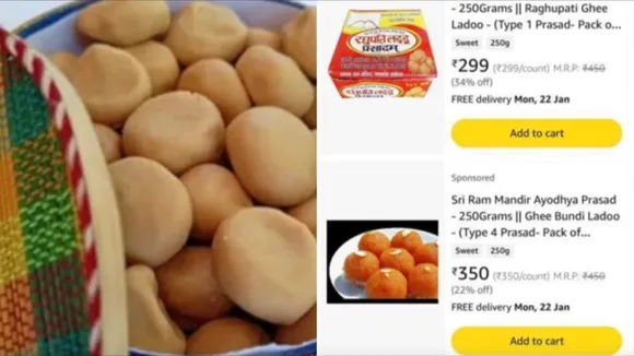 CCPA lens on sale of 'Ram Mandir prasad' sweets: Amazon says taking action against such listings