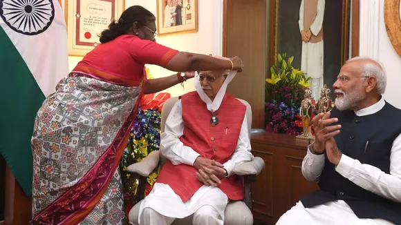 President Murmu confers Bharat Ratna on L K Advani