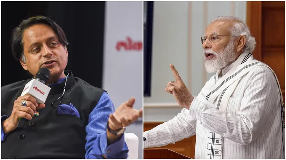 I guess he was only talking about beef: Tharoor takes dig at PM's 'na khaunga na khane dunga' slogan