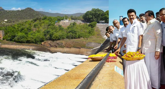 TN CM M K Stalin releases water from Mettur Dam