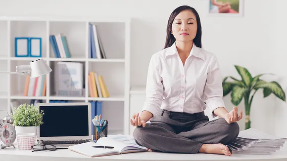 Centre asks employees to take 'Y-Break - Yoga at office chair' to de-stress, refresh and refocus