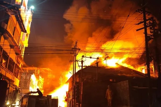 Massive fire in Assam's Jorhat brought under control, 200 shops gutted