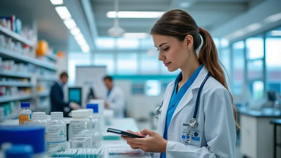 buying medicine from counter in hospital