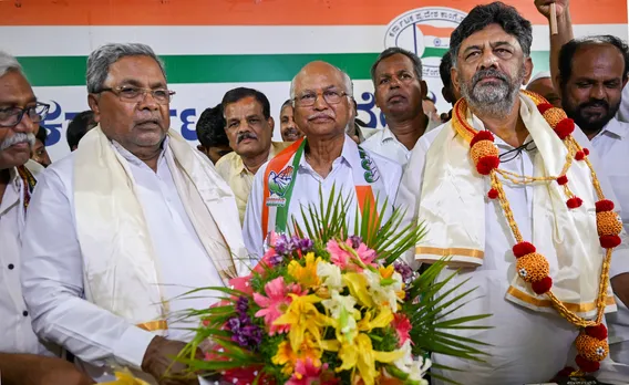 Karnataka BJP MLA Gopalakrishna joins Congress ahead of Assembly polls
