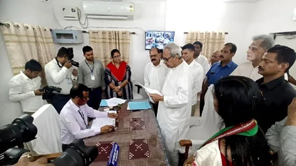Odisha CM Naveen Patnaik files nomination from Kantabanji assembly seat