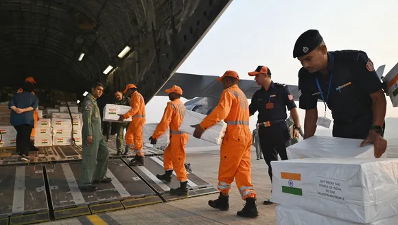 India sends humanitarian aid to people of Palestine