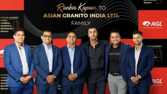 Asian Granito ropes in Ranbir Kapoor as brand ambassador