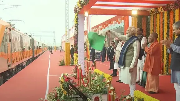 PM inaugurates redeveloped Ayodhya railway station, flags off 8 trains