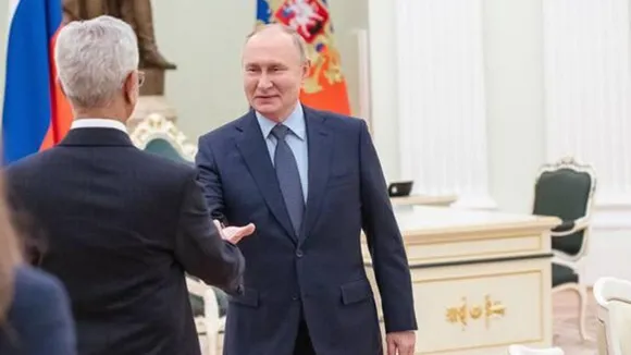 Russia-India ties making 'steady headway' despite 'current turbulences': Putin to Jaishankar
