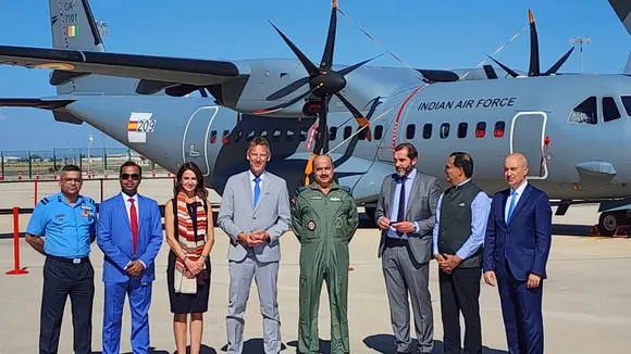 Airbus hands over first C-295 aircraft to IAF at a ceremony in Spanish city of Seville