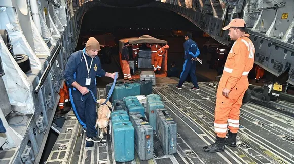 India dispatches consignment of earthquake relief material to Turkey