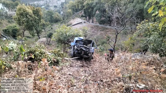 Four killed as car falls into gorge in Uttarakhand's Champawat
