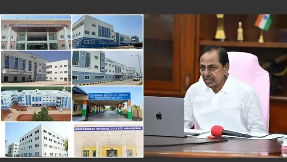 Telangana CM KCR inaugurates nine new govt medical colleges