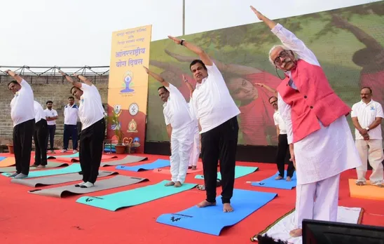 Yoga has got recognition across globe: Nitin Gadkari on International Yoga Day