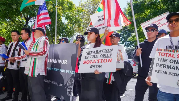 Peace rally organised in US in solidarity with Manipur's Zomi-Kuki ethnic community