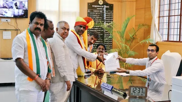 D K Suresh, only incumbent MP from Karnataka, files nomination from Bangalore Rural