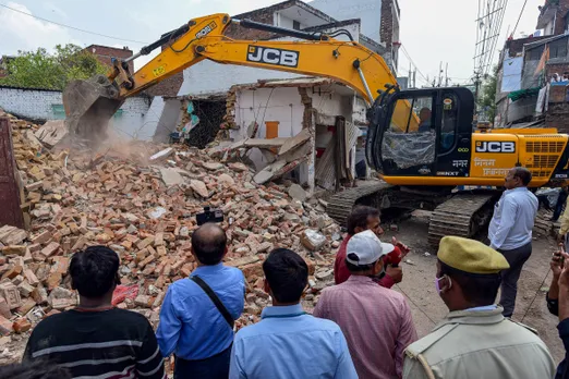 Prayagraj authorities begin demolishing house of Mohammad Ghulam accused in Umesh Pal murder case