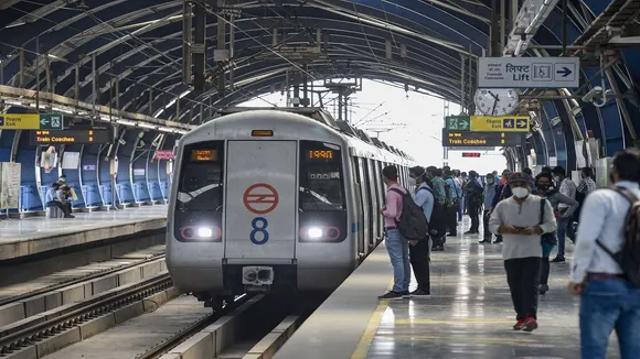 Passenger on track on Yellow Line, services delayed: Official