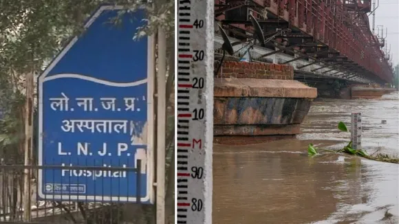 Patients being shifted from trauma centre in north Delhi to LNJP Hospital amid flooding