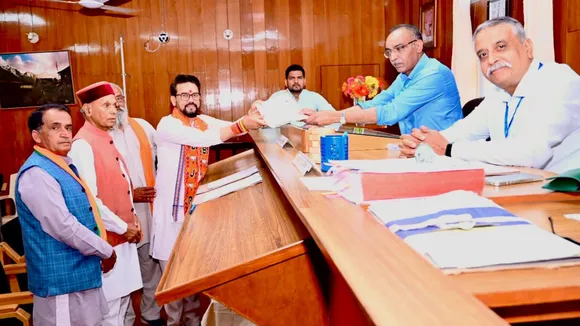 Union minister Anurag Thakur files nomination from Hamirpur Lok Sabha seat