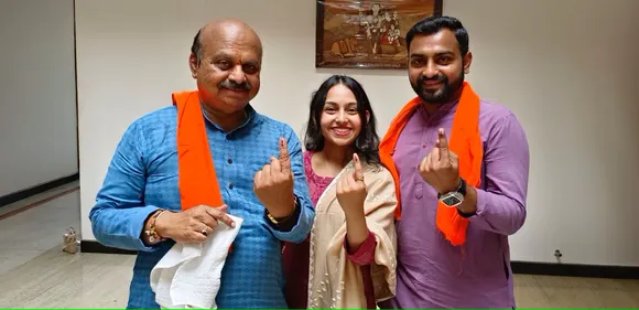 Basavaraj Bommai casts his ballot at Shiggaon, appeals voters to contribute in 'writing future of state'