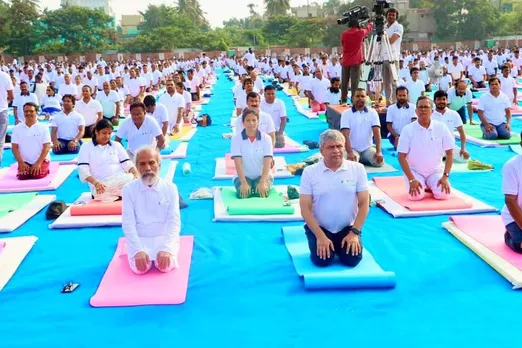 Rail Minister Ashwini Vaisnaw returns to Balasore for yoga day