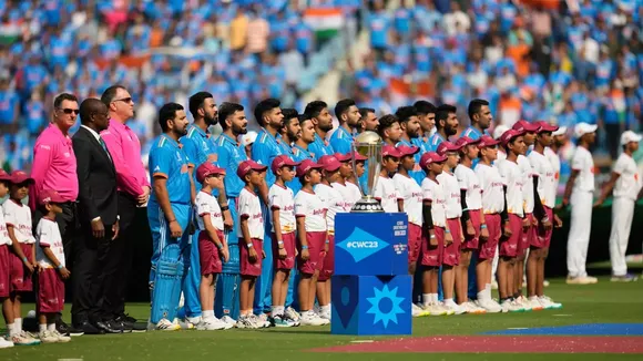 Team India wears black armbands in memory of Bishan Singh Bedi in World Cup clash