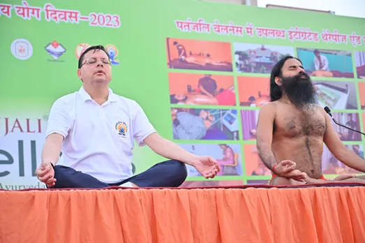Uttarakhand: CM Dhami asks people to take out an hour for yoga daily
