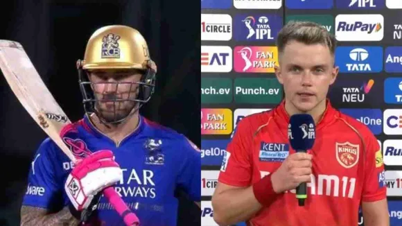 Du Plessis, Curran fined for IPL Code of Conduct breaches