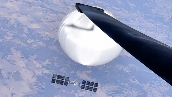 Pentagon releases selfie taken by US U-2 pilot showing Chinese spy balloon in air