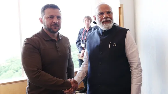 PM Modi meets Ukranian President Zelenskyy in Hiroshima