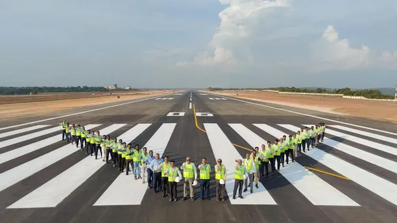 Mangaluru airport recarpets 2.45 km runway in 75 days