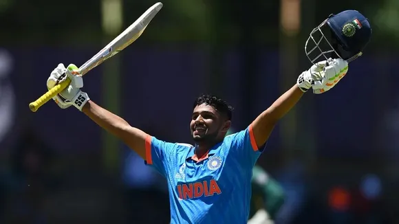 Musheer Khan’s 131 powers India U-19 to 295/8 against New Zealand in World Cup