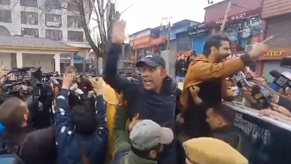 AAP workers detained in Srinagar during protest against Kejriwal's arrest