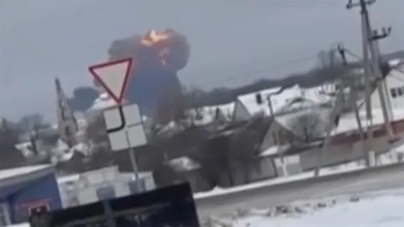 Russian military plane crashes near Ukrainian border: Captured Ukrainian army person likely dead