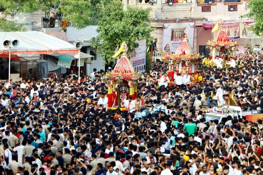 Rath Yatra: Chariots roll on in Ahmedabad amid grand procession, tight security
