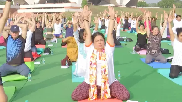 Yoga Day: MoS Meenakashi Lekhi to lead yoga session at Purana Qila in Delhi