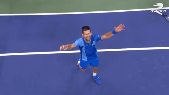  Novak Djokovic after winning 24th Grand Slam