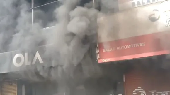 Ola Electric showroom fire