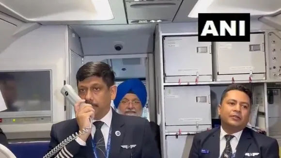 IndiGo pilot chants 'Jai Shri Ram' as first flight to Ayodhya takes off