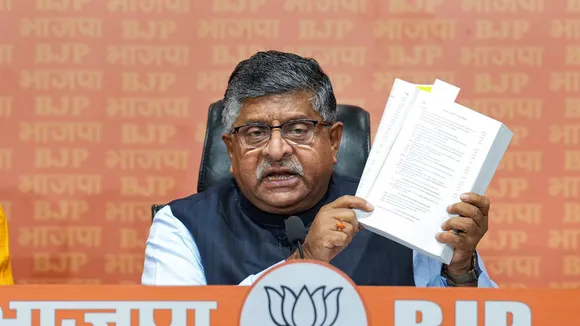 Alibi for its imminent defeat: BJP on Cong's bank account freezing charges