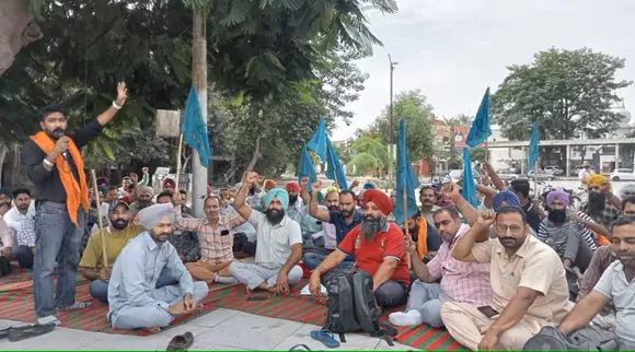 Contractual employees of Punjab Roadways, PRTC go on strike