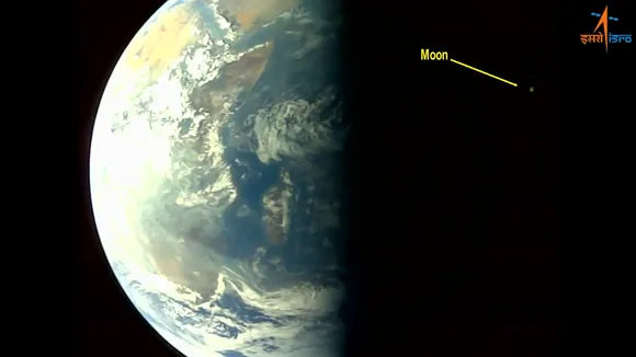 Onlooker! Aditya-L1 camera takes a selfie and images of Earth, Moon