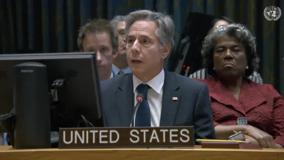 "Be it 26/11 Mumbai attacks or Hamas attack...": Blinken at UNSC