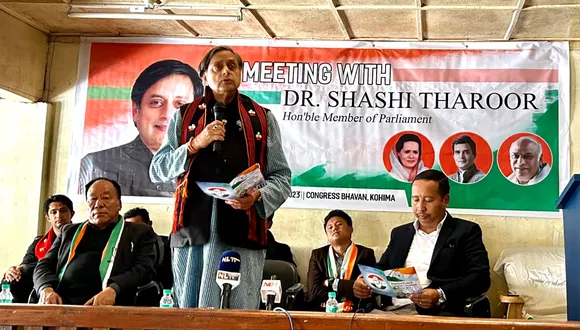 Solution to Naga peace talks long overdue, Congress is hope for development: Tharoor