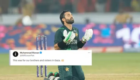 This was for our brothers and sisters in Gaza: Rizwan after leading Pakistan to big win