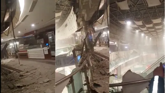 Portion of ceiling collapses at Delhi's Ambience Mall, no casualties reported