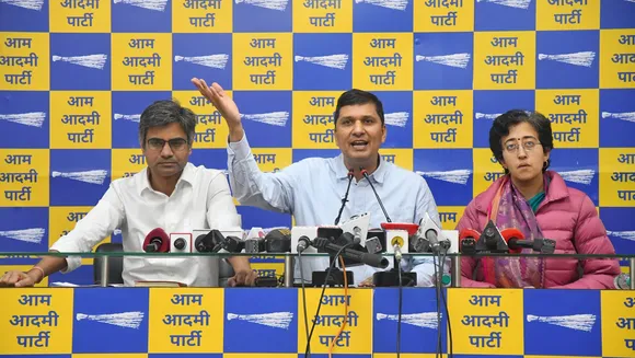 'Scared' of AAP-Congress tie up, BJP trying to get Kejriwal arrested: Saurabh Bharadwaj