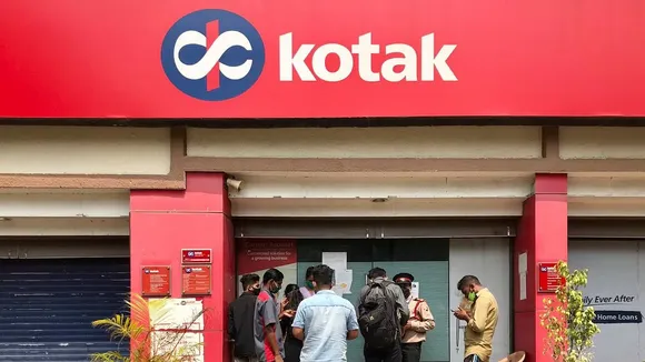 Kotak Mahindra Bank shares end 4% lower after Q1 results